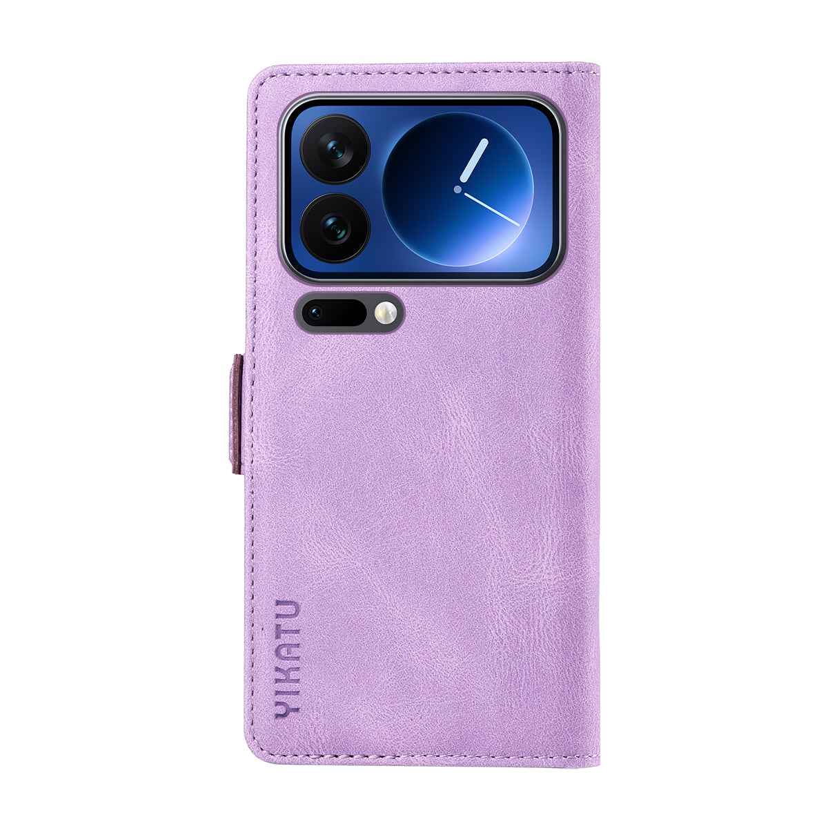 For Xiaomi 17 Pro Leather Case YIKATU YK-005 Skin-touch Feeling Wallet Phone Cover - Purple