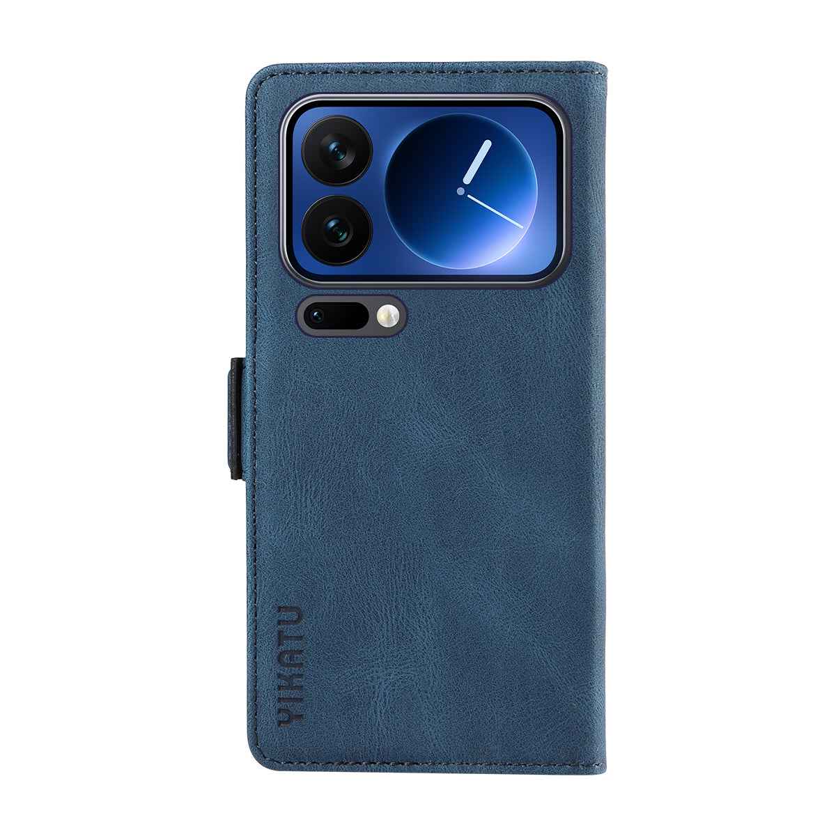 For Xiaomi 17 Pro Leather Case YIKATU YK-005 Skin-touch Feeling Wallet Phone Cover - Blue