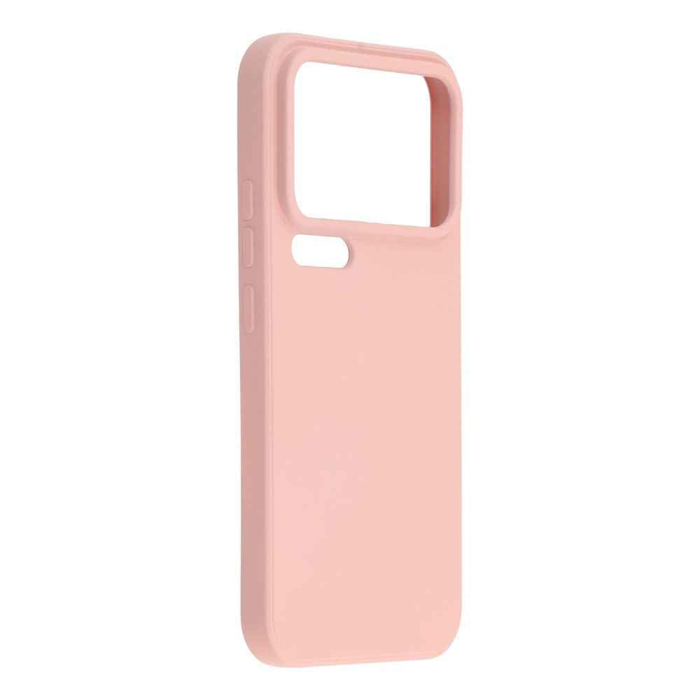 For Xiaomi 17 Pro Case TPU Back Soft Anti-Scratch Fiber Lining Phone Cover - Pink