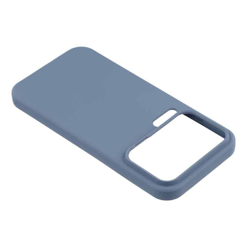 For Xiaomi 17 Pro Case TPU Back Soft Anti-Scratch Fiber Lining Phone Cover - Lavender Grey