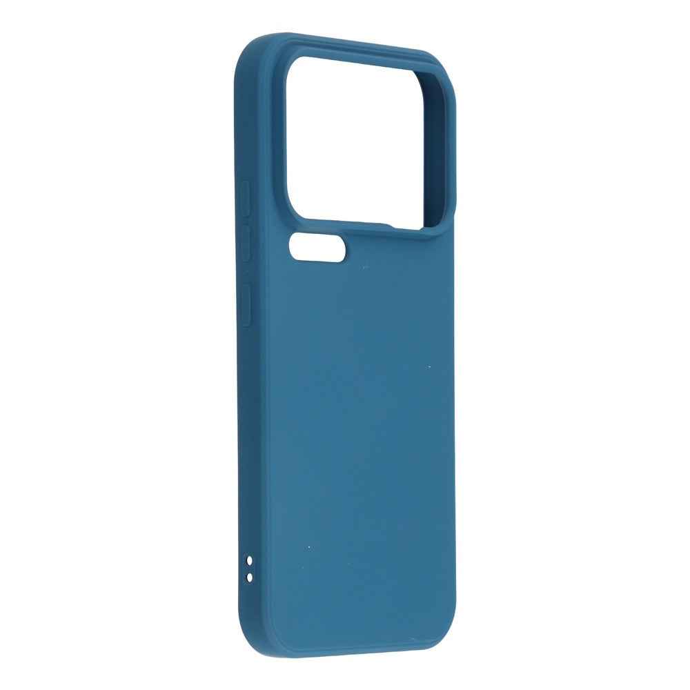 For Xiaomi 17 Pro Case TPU Back Soft Anti-Scratch Fiber Lining Phone Cover - Sapphire