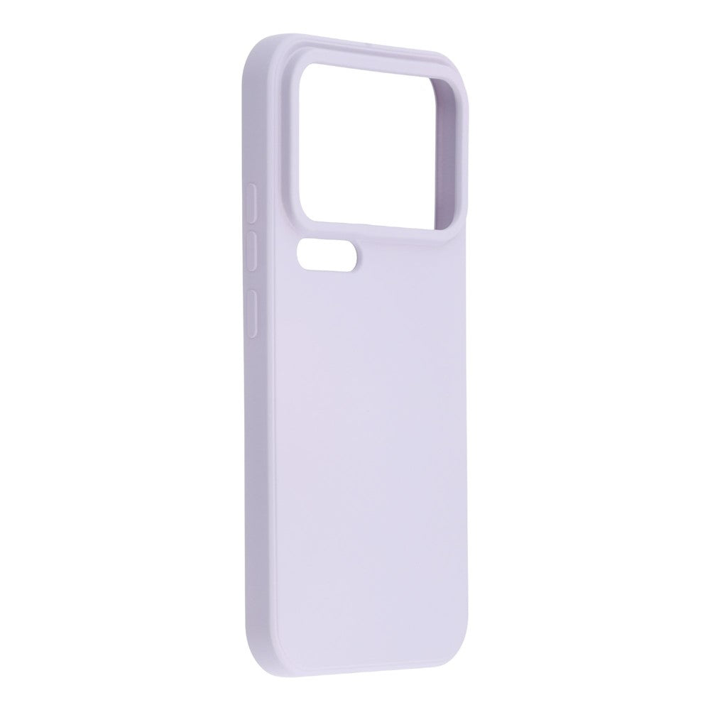 For Xiaomi 17 Pro Case TPU Back Soft Anti-Scratch Fiber Lining Phone Cover - Purple