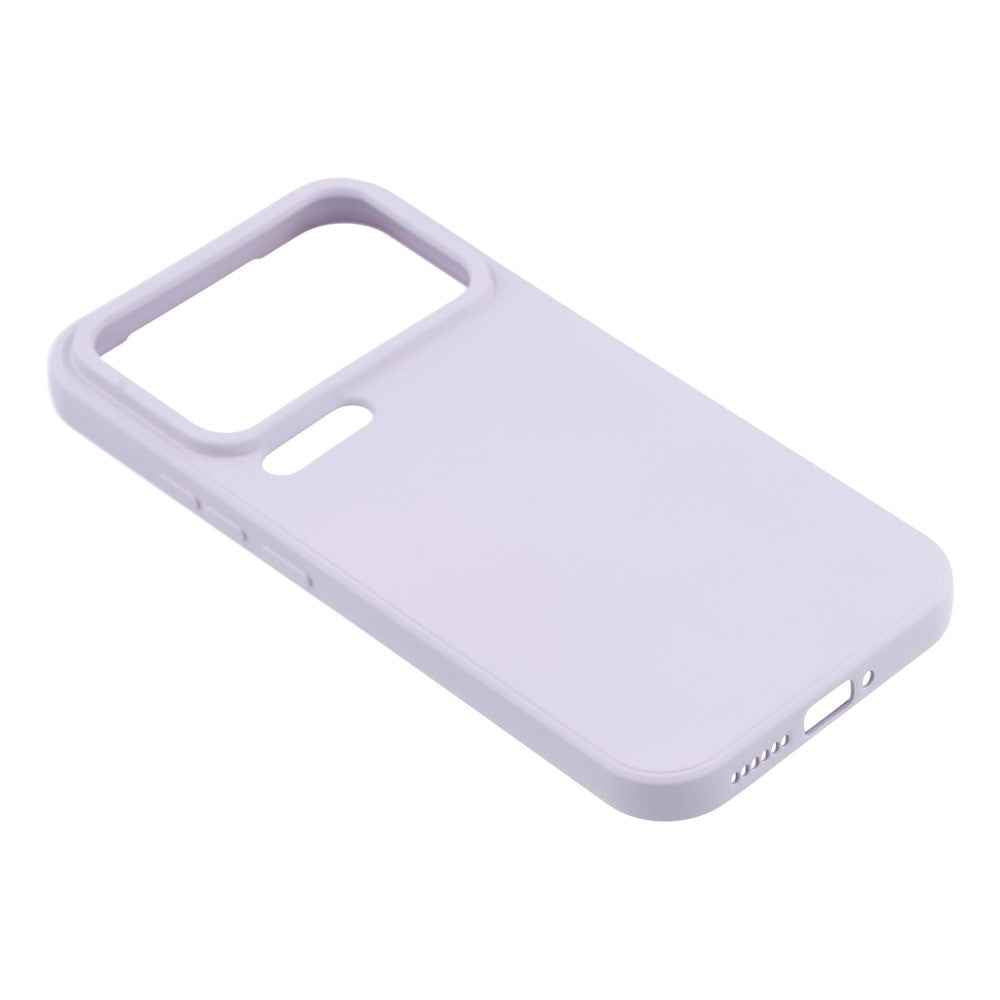 For Xiaomi 17 Pro Case TPU Back Soft Anti-Scratch Fiber Lining Phone Cover - Purple