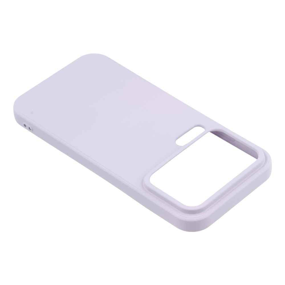 For Xiaomi 17 Pro Case TPU Back Soft Anti-Scratch Fiber Lining Phone Cover - Purple