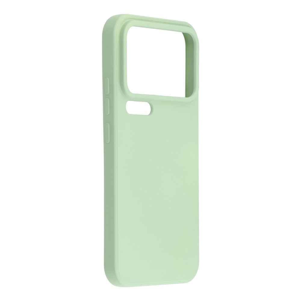 For Xiaomi 17 Pro Case TPU Back Soft Anti-Scratch Fiber Lining Phone Cover - Matcha Green