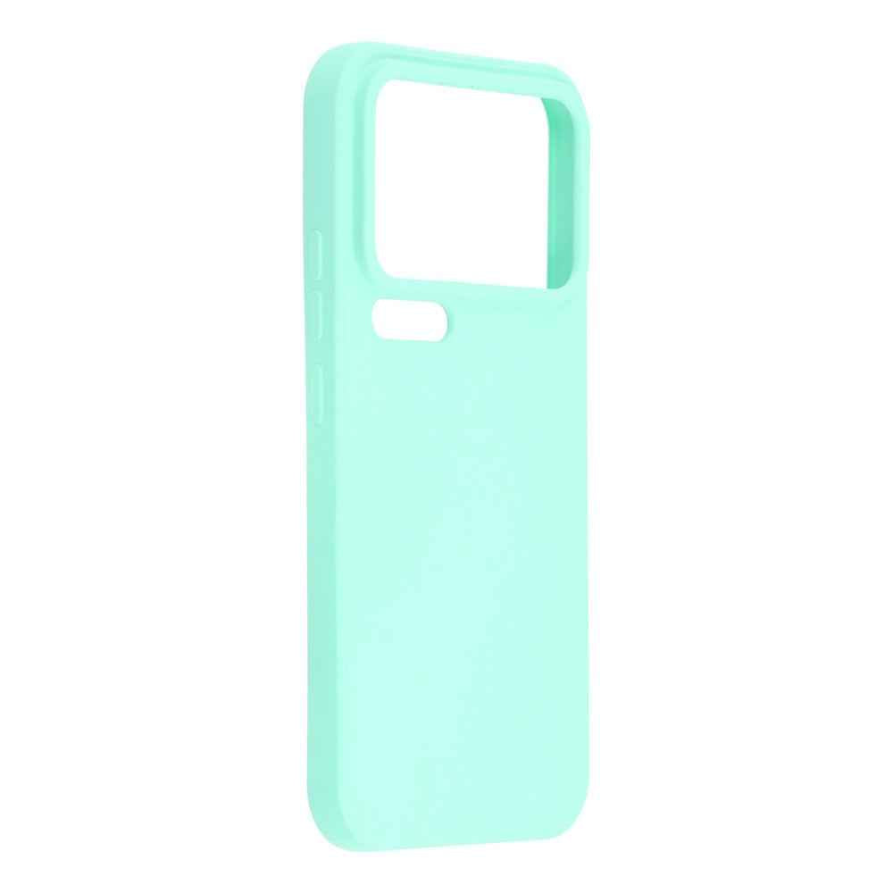 For Xiaomi 17 Pro Case TPU Back Soft Anti-Scratch Fiber Lining Phone Cover - Baby Blue