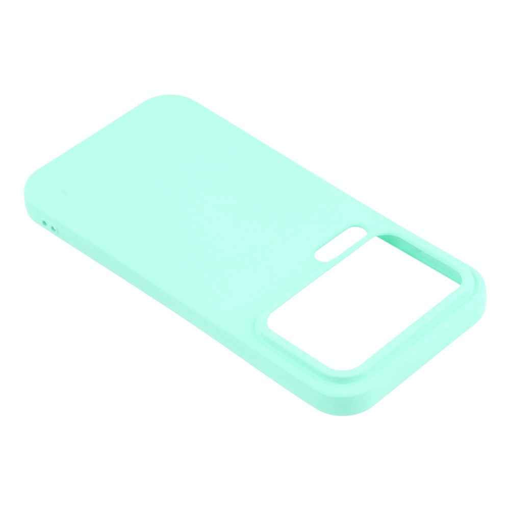 For Xiaomi 17 Pro Case TPU Back Soft Anti-Scratch Fiber Lining Phone Cover - Baby Blue