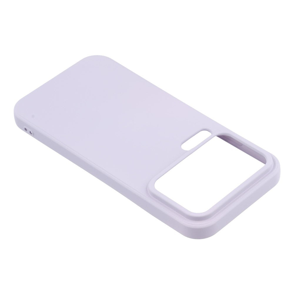 For Xiaomi 17 Pro Max Case TPU Back Soft Anti-Scratch Fiber Lining Phone Cover - Purple
