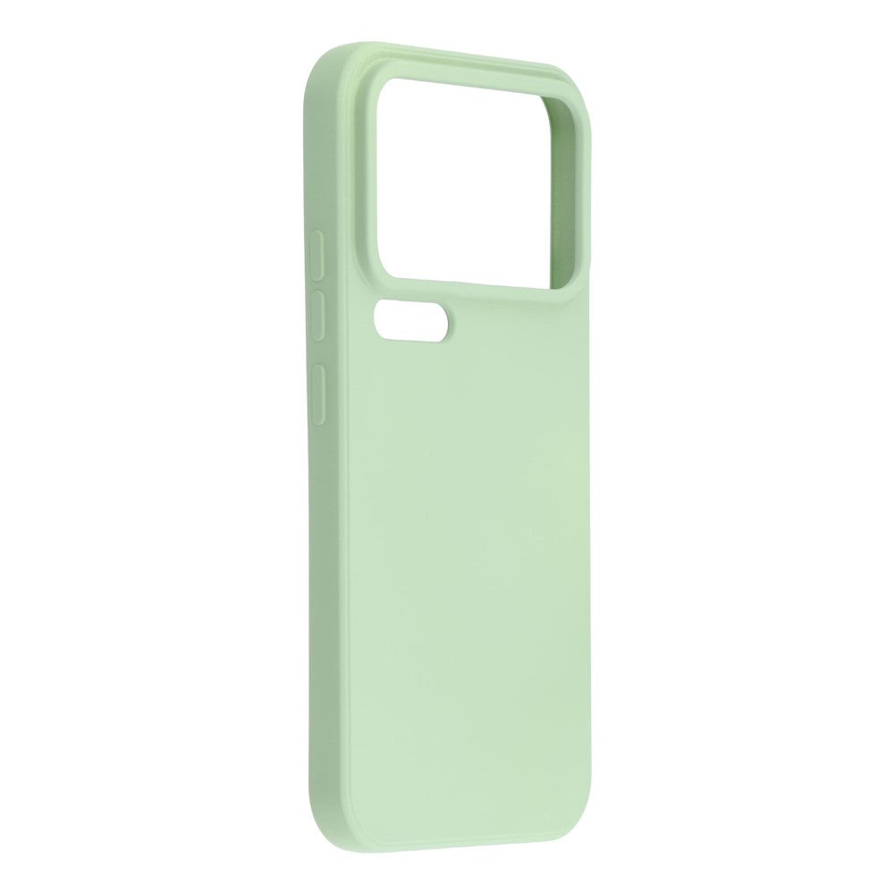 For Xiaomi 17 Pro Max Case TPU Back Soft Anti-Scratch Fiber Lining Phone Cover - Matcha Green