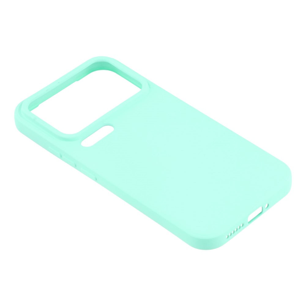 For Xiaomi 17 Pro Max Case TPU Back Soft Anti-Scratch Fiber Lining Phone Cover - Baby Blue