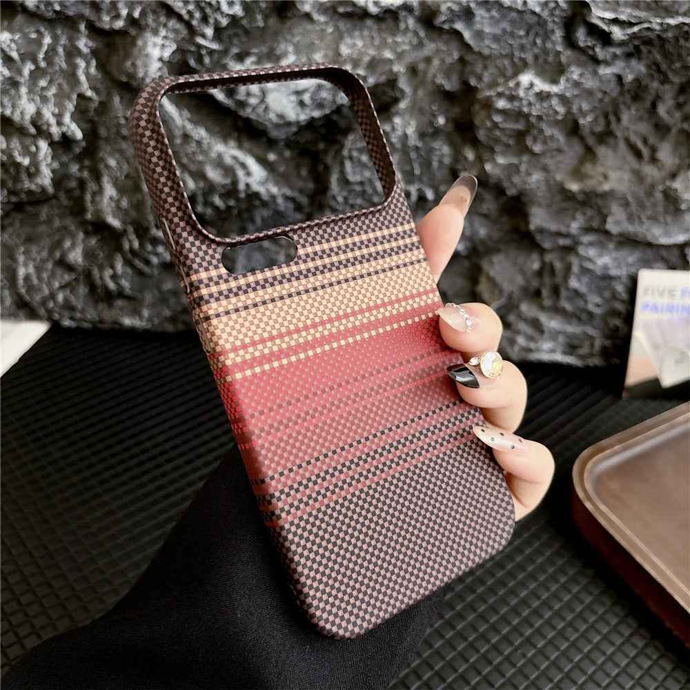 For Xiaomi 17 Pro Case Carbon Fiber Texture PC + TPU Phone Cover Magnetic Case - Sunset