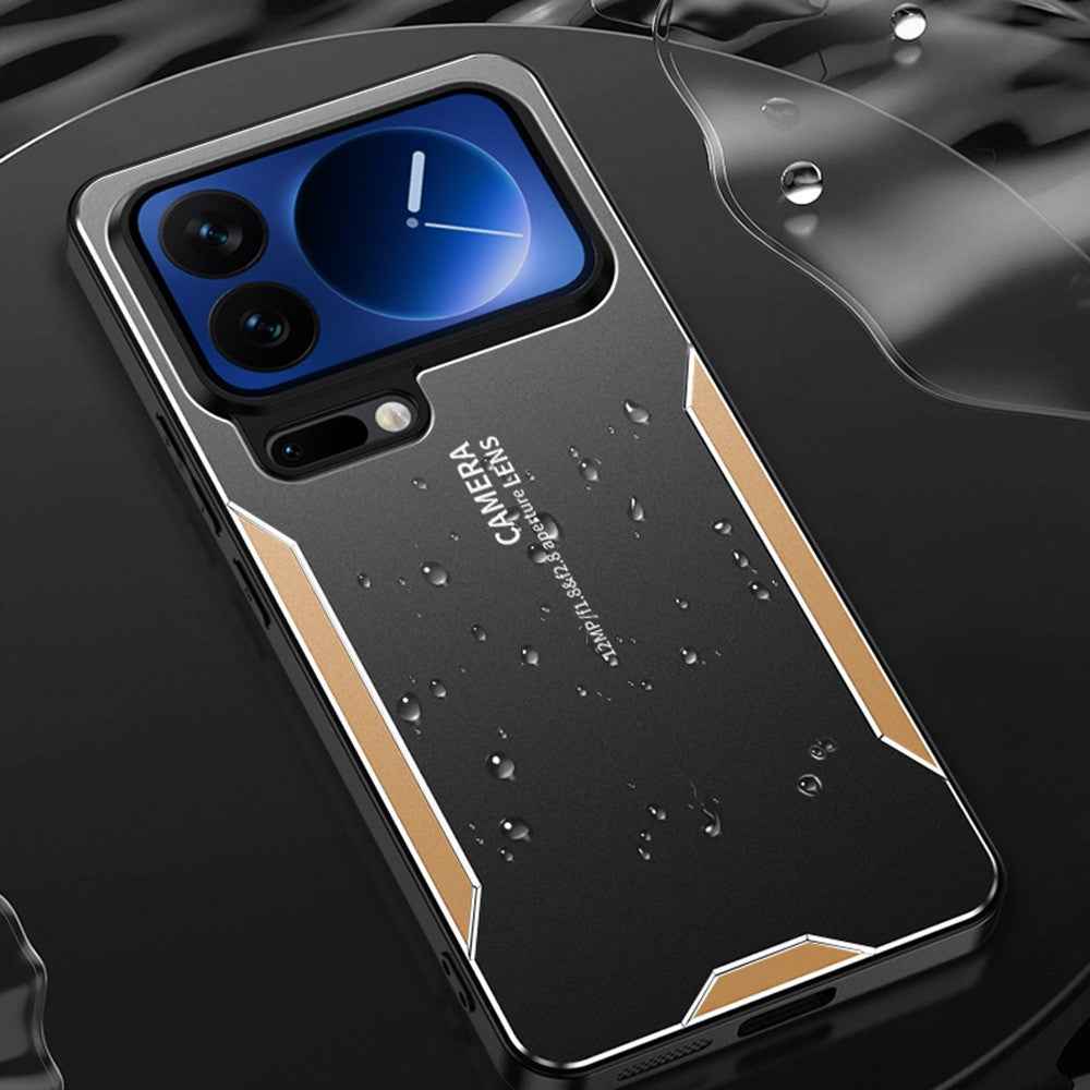 For Xiaomi 17 Pro Phone Case Aluminium Alloy TPU PC Back Cover - Blue