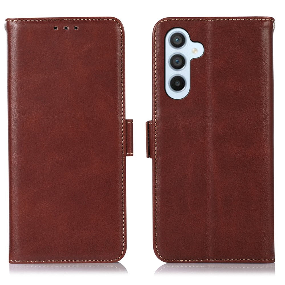 For-Samsung-Galaxy-S26-/-S26-Pro-Case-RFID-Blocking-Genuine-Cow-Leather-Wallet-Phone-Cover-Brown