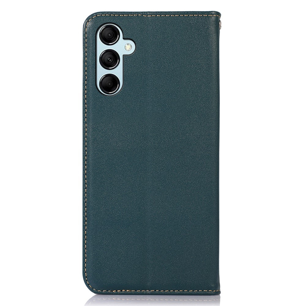 KHAZNEH-For-Samsung-Galaxy-S26-/-S26-Pro-Case-Wallet-Genuine-Cow-Leather-Phone-Cover-Nappa-Texture-Green