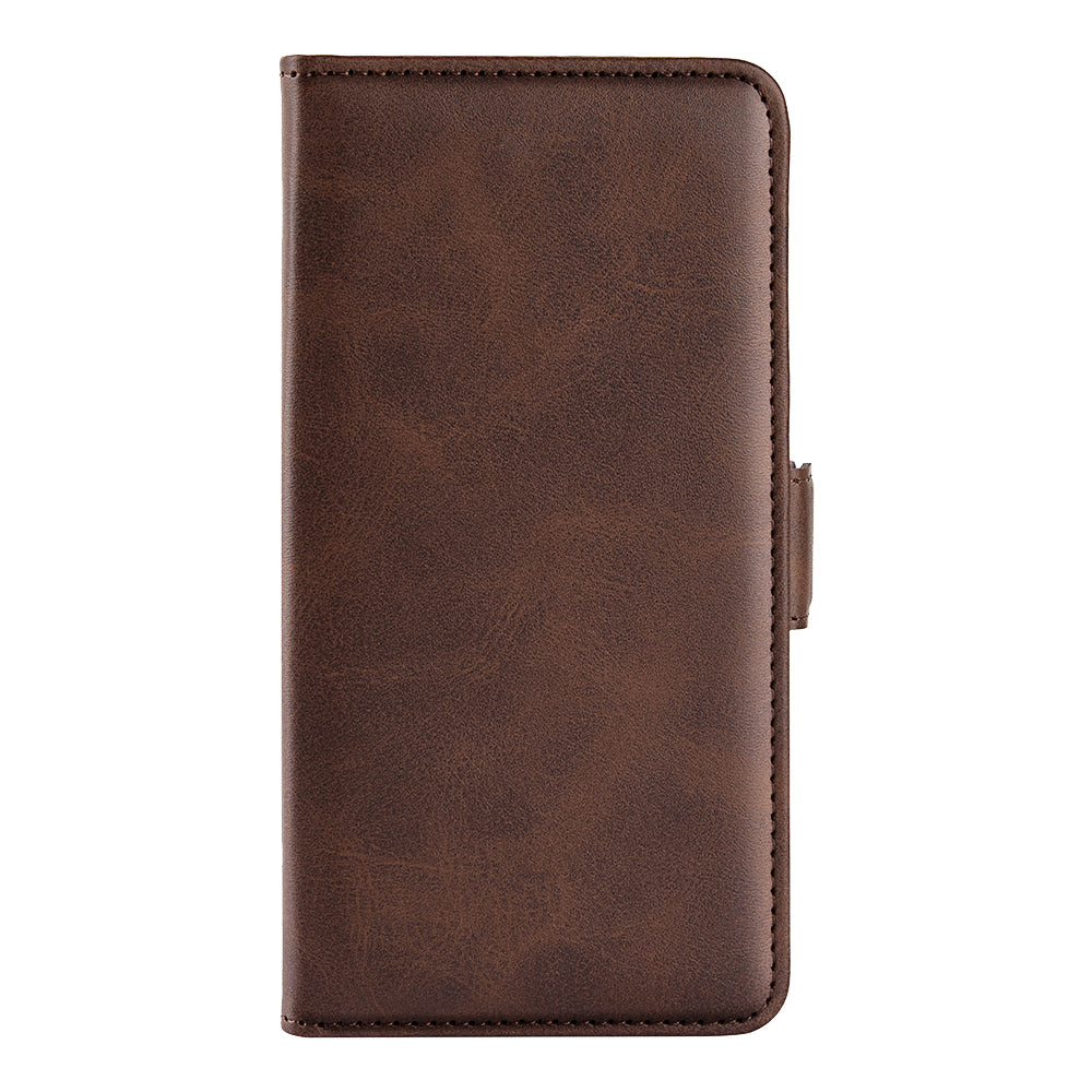 For Xiaomi Redmi Note 15 Pro 5G (Global) Case Calf Texture Leather Wallet Phone Cover -  Brown