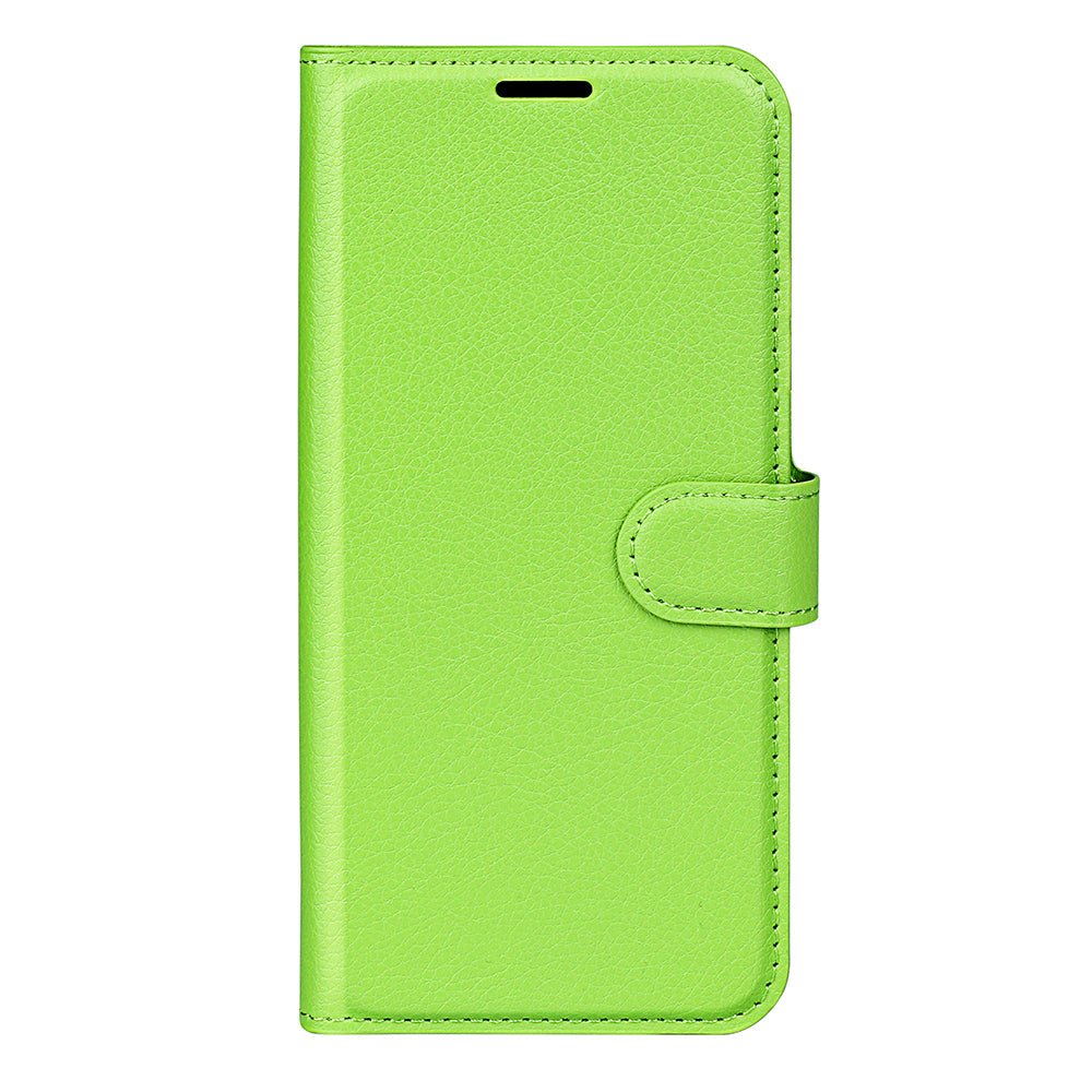 For Xiaomi Poco M8 Pro 5G / Redmi Note 15 Pro+ 5G (Global) Case Litchi Texture Shockproof Leather Wallet Phone Cover - Green