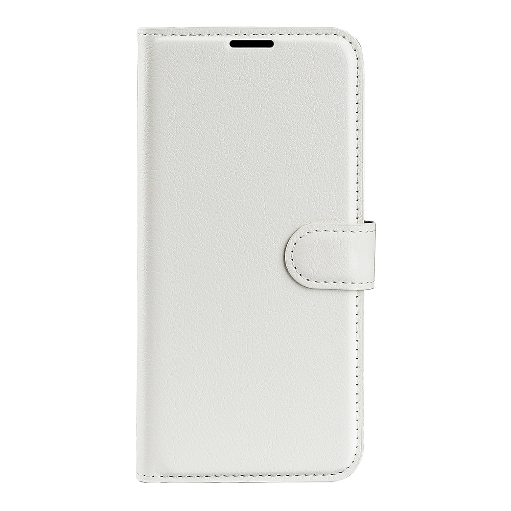 For Xiaomi Redmi Note 15 Pro 5G (Global) Case Litchi Texture Shockproof Leather Wallet Phone Cover - White