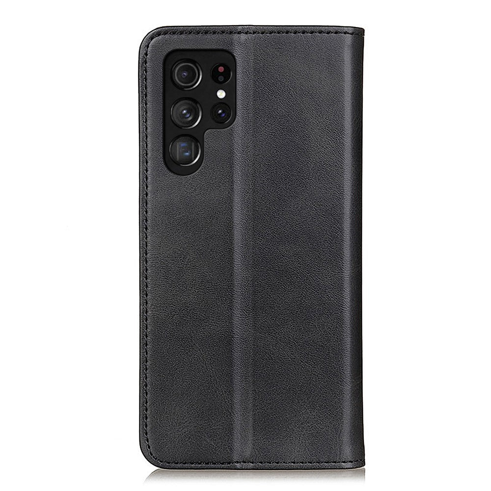 For-Samsung-Galaxy-S26-Ultra-Case-Split-Leather-Flip-Wallet-Phone-Cover-Black