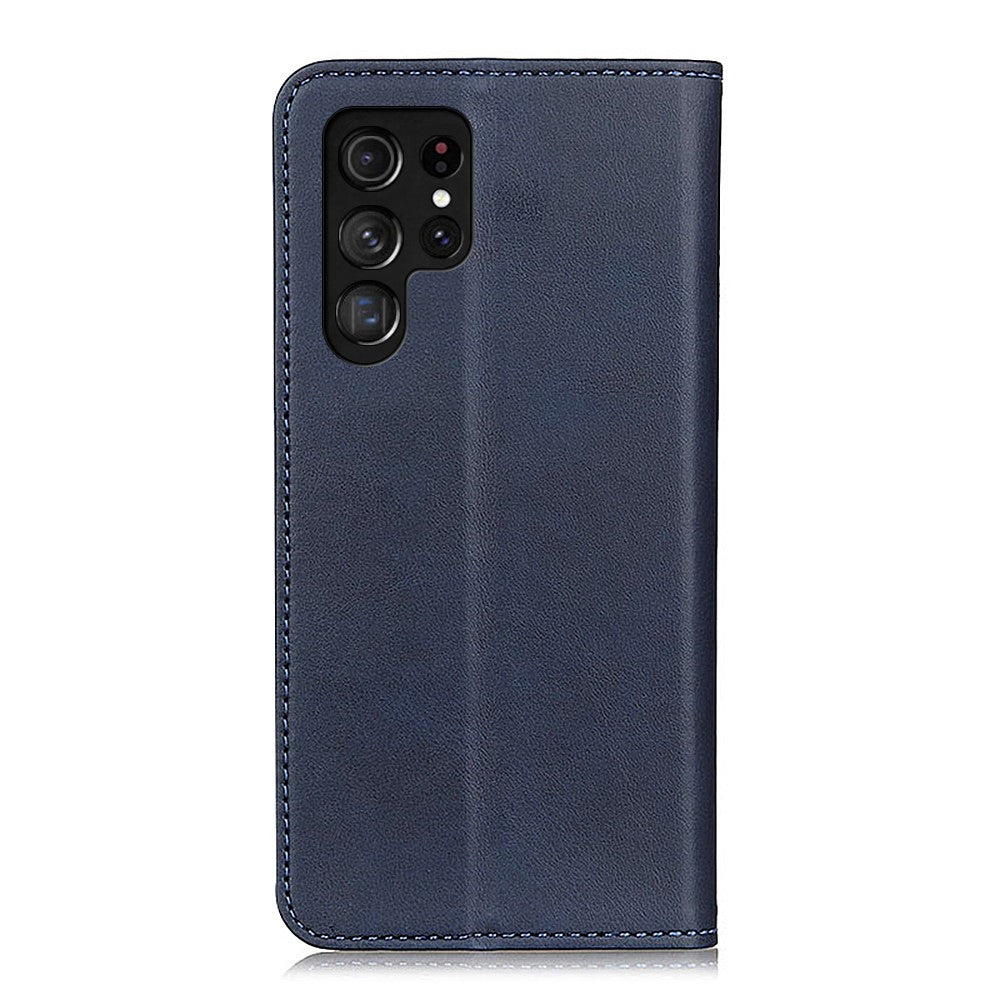 For-Samsung-Galaxy-S26-Ultra-Case-Split-Leather-Flip-Wallet-Phone-Cover-Blue
