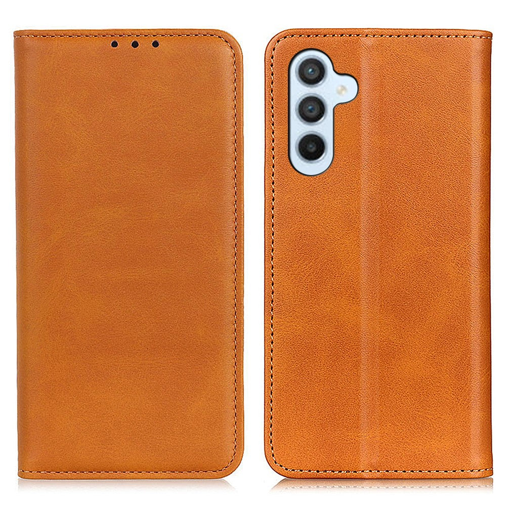 For-Samsung-Galaxy-S26-/-S26-Pro-Case-Split-Leather-Flip-Wallet-Phone-Cover-Brown