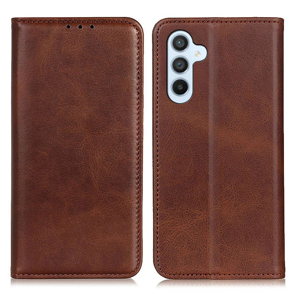 For-Samsung-Galaxy-S26-/-S26-Pro-Case-Split-Leather-Flip-Wallet-Phone-Cover-Coffee