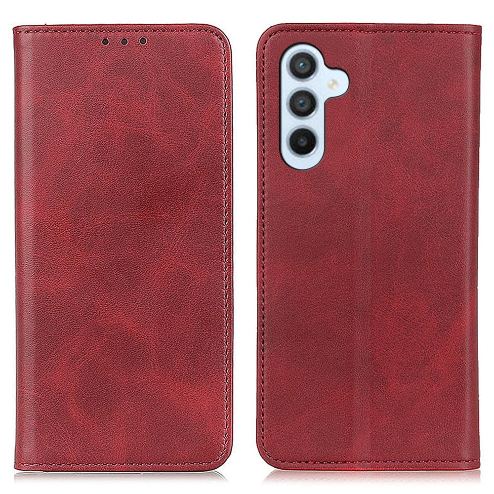 For-Samsung-Galaxy-S26-/-S26-Pro-Case-Split-Leather-Flip-Wallet-Phone-Cover-Red