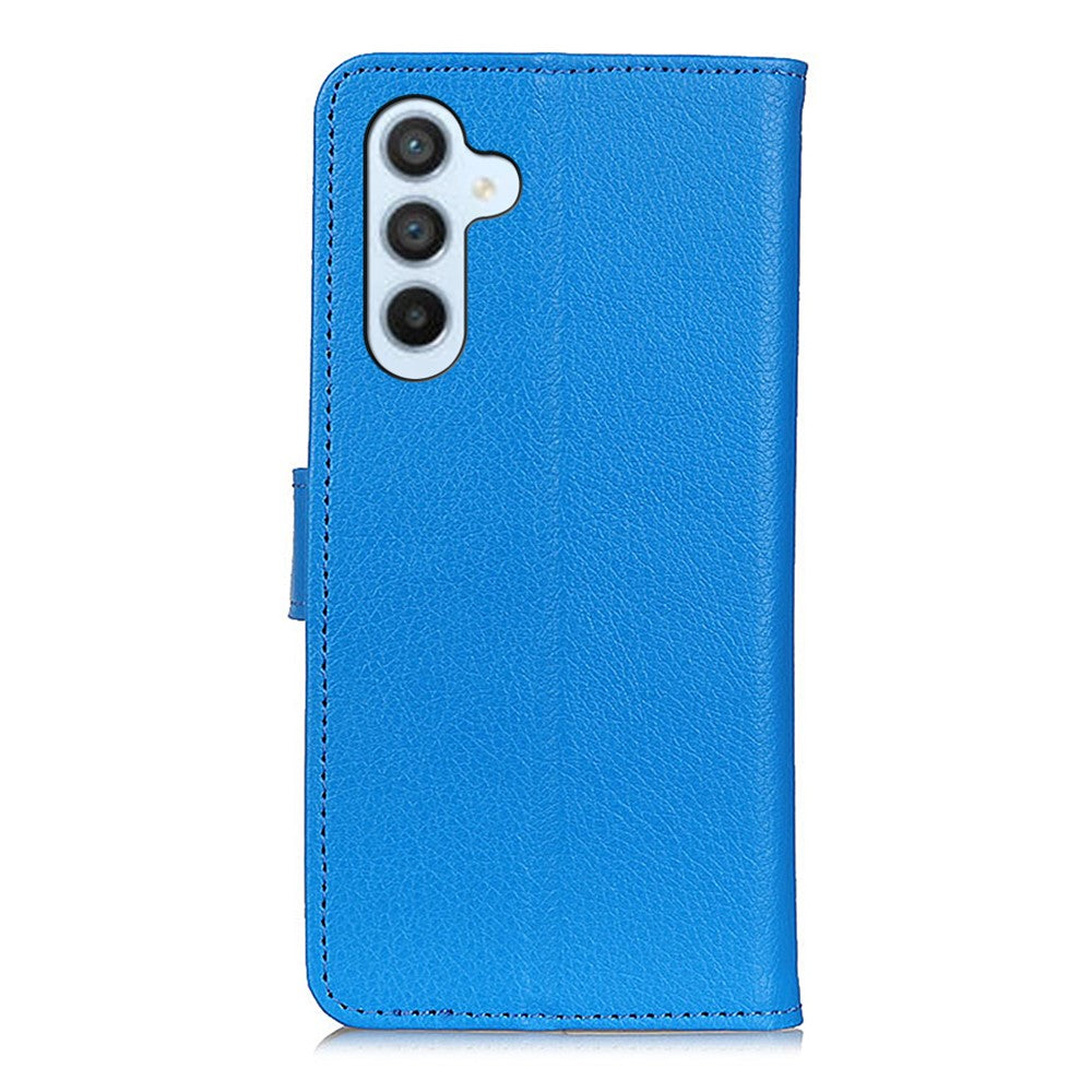 For-Samsung-Galaxy-S26-/-S26-Pro-Wallet-Case-PU-Leather-Phone-Cover-Litchi-Texture-Blue