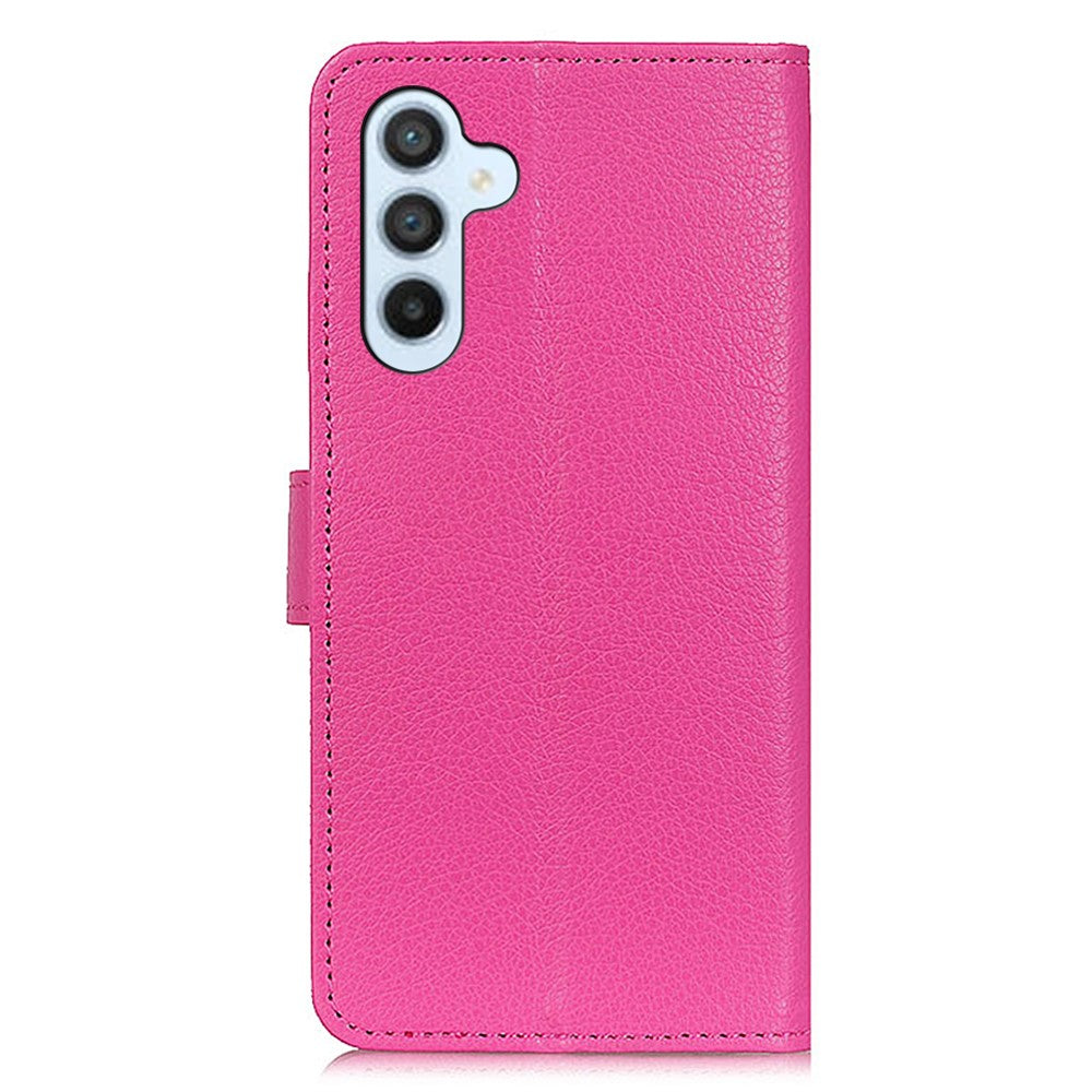 For-Samsung-Galaxy-S26-/-S26-Pro-Wallet-Case-PU-Leather-Phone-Cover-Litchi-Texture-Rose