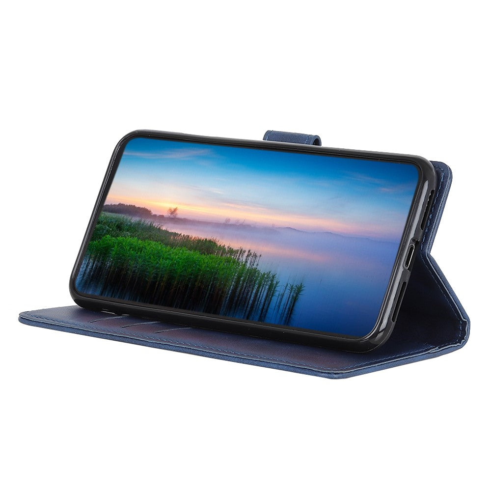 For-Samsung-Galaxy-S26-/-S26-Pro-Case-Cowhide-Texture-Leather-Wallet-Stand-Phone-Cover-Blue