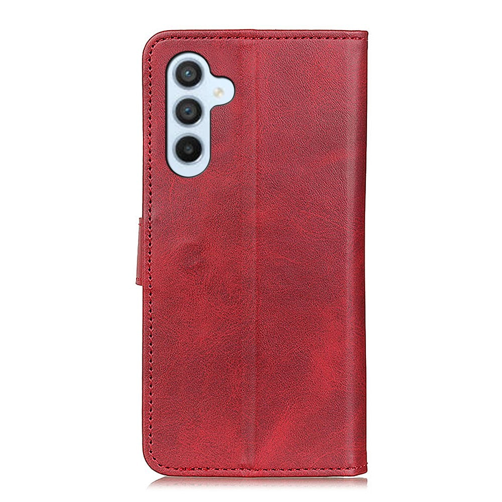 For-Samsung-Galaxy-S26-/-S26-Pro-Case-Cowhide-Texture-Leather-Wallet-Stand-Phone-Cover-Red