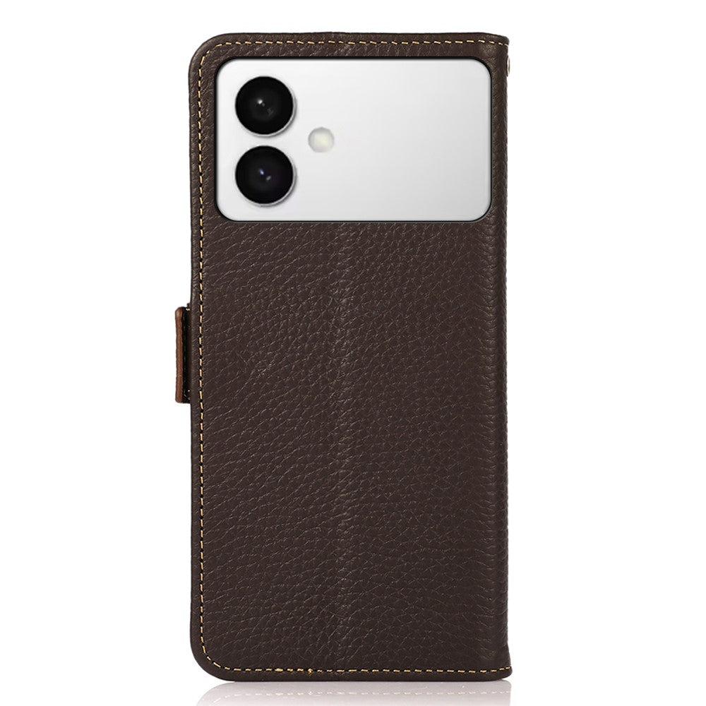KHAZNEH-for-Samsung-Galaxy-S26-Edge-Phone-Case-Genuine-Cow-Leather-Cover-RFID-Blocking-Brown