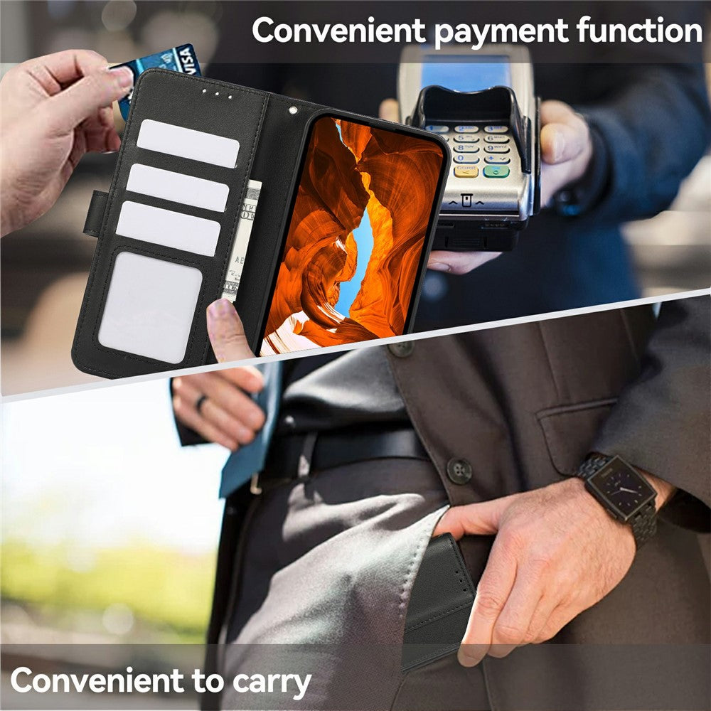 For-Samsung-Galaxy-S26-/-S26-Pro-Case-RFID-Blocking-Flip-Leather-Phone-Cover-Black