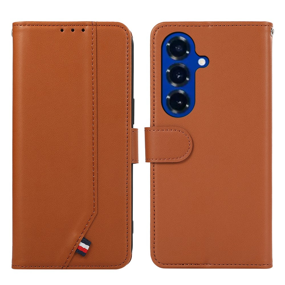 For-Samsung-Galaxy-S26-/-S26-Pro-Case-RFID-Blocking-Flip-Leather-Phone-Cover-Brown