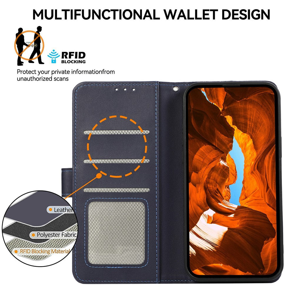 For-Samsung-Galaxy-S26-/-S26-Pro-Case-RFID-Blocking-Flip-Leather-Phone-Cover-Blue