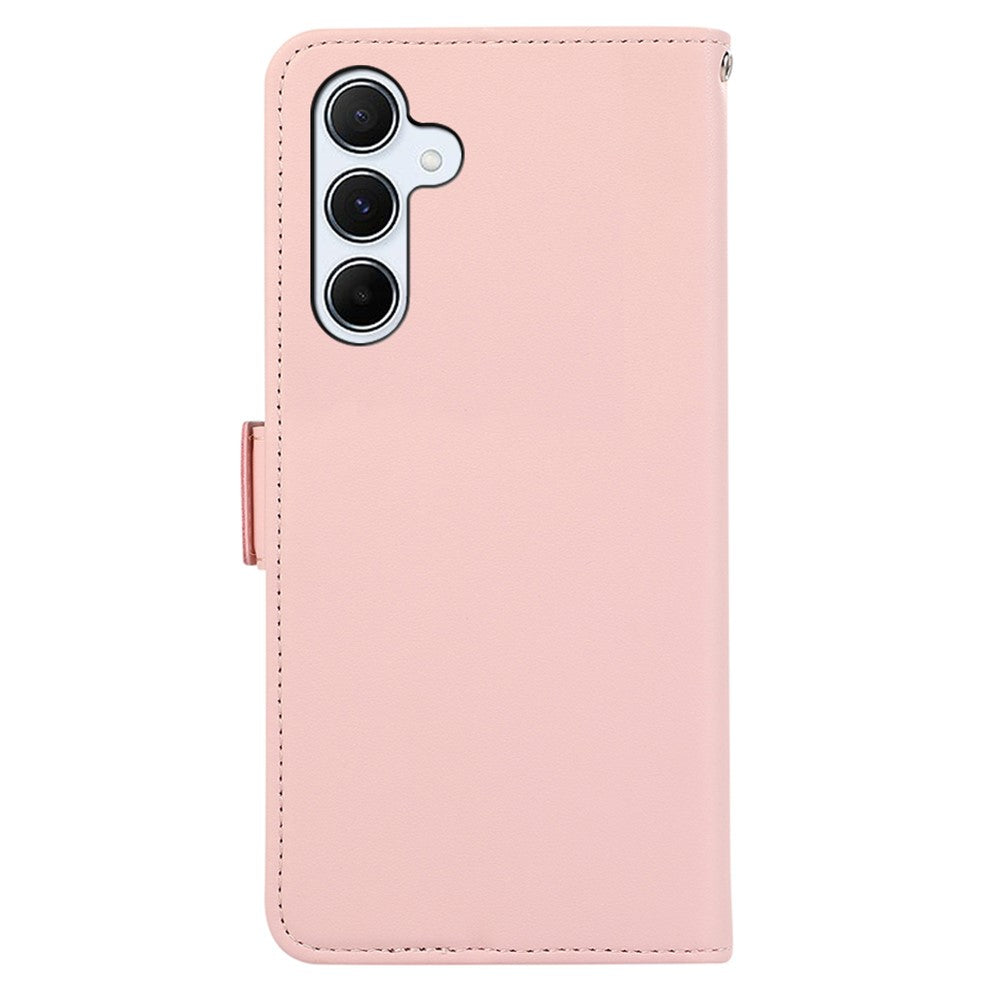 ABEEL-For-Samsung-Galaxy-S26-/-S26-Pro-Case-Leather-Phone-Cover-with-RFID-Blocking-Wallet-Pink
