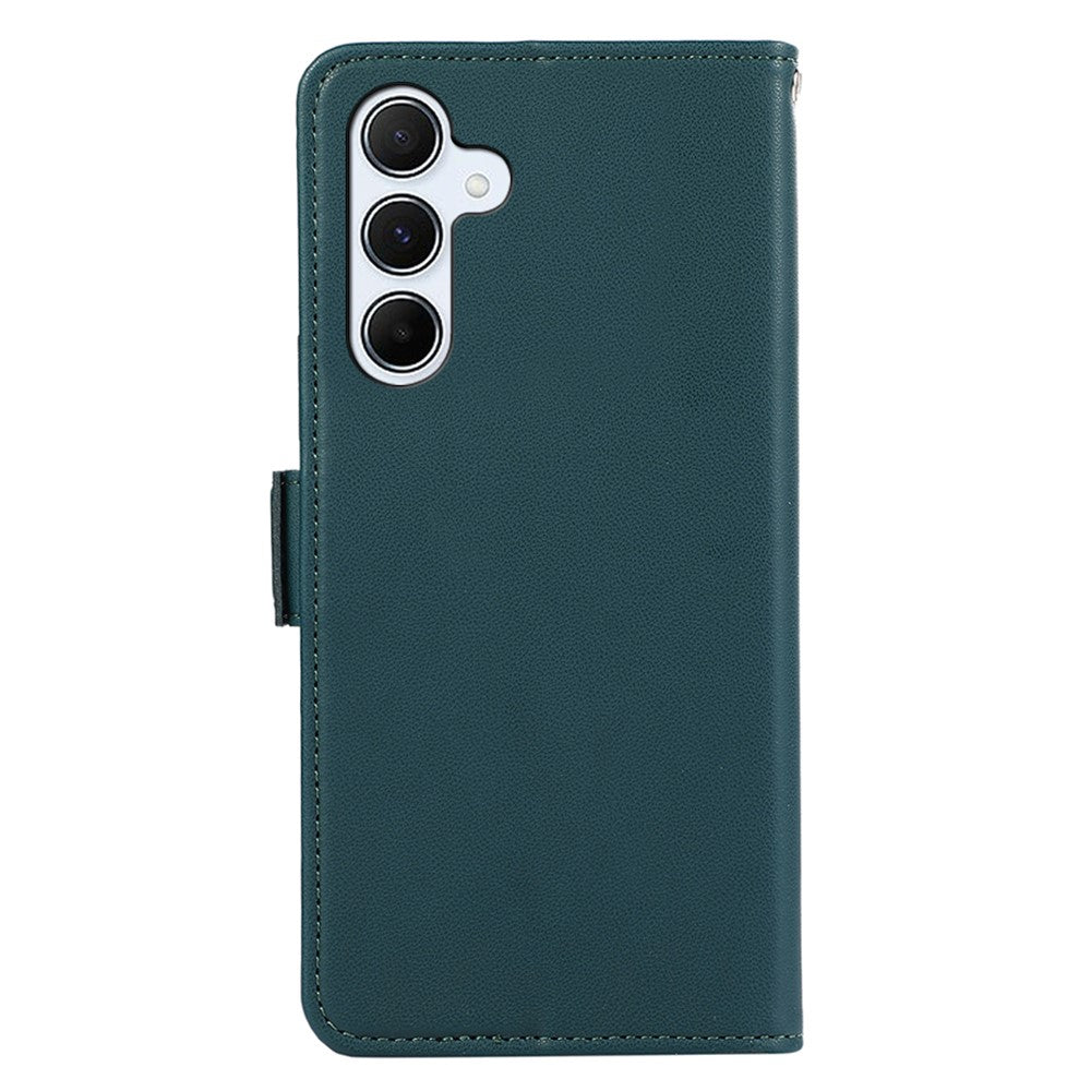 ABEEL-For-Samsung-Galaxy-S26-/-S26-Pro-Case-Leather-Phone-Cover-with-RFID-Blocking-Wallet-Green