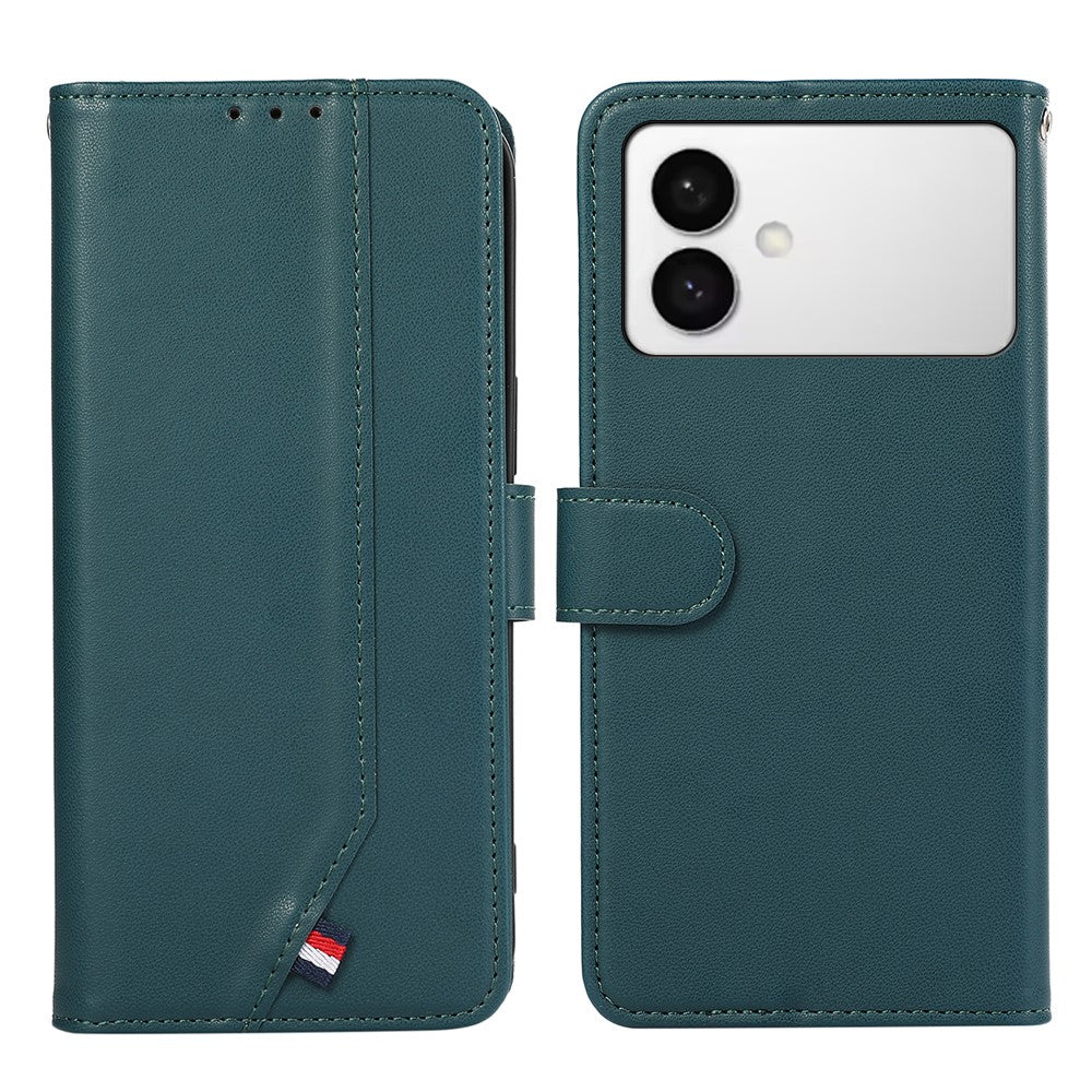 For-Samsung-Galaxy-S26-Edge-Case-RFID-Blocking-Flip-Leather-Phone-Cover-Green