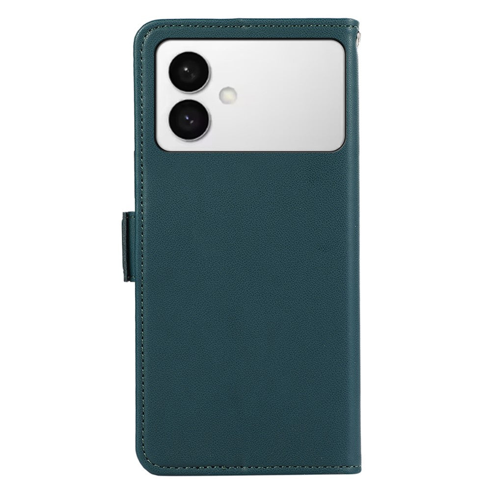 ABEEL-For-Samsung-Galaxy-S26-Edge-Case-Leather-Phone-Cover-with-RFID-Blocking-Wallet-Green