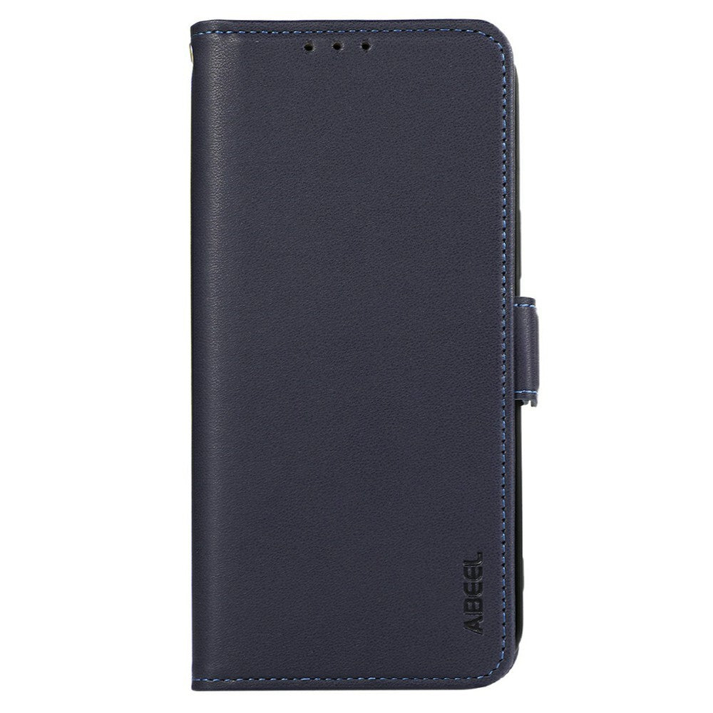 ABEEL-For-Samsung-Galaxy-S26-Edge-Case-Leather-Phone-Cover-with-RFID-Blocking-Wallet-Blue