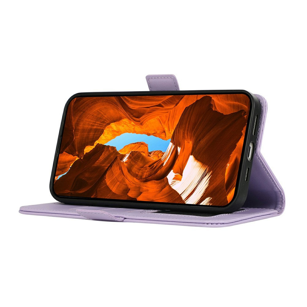 ABEEL-For-Samsung-Galaxy-S26-Edge-Case-Leather-Phone-Cover-with-RFID-Blocking-Wallet-Purple