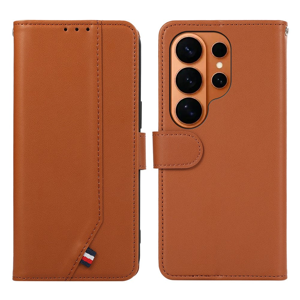 For-Samsung-Galaxy-S26-Ultra-Case-RFID-Blocking-Flip-Leather-Phone-Cover-Brown