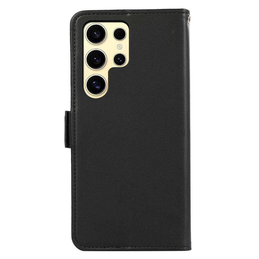 ABEEL-For-Samsung-Galaxy-S26-Ultra-Case-Leather-Phone-Cover-with-RFID-Blocking-Wallet-Black