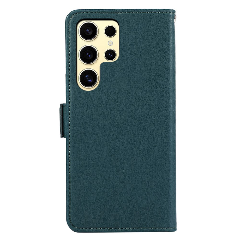 ABEEL-For-Samsung-Galaxy-S26-Ultra-Case-Leather-Phone-Cover-with-RFID-Blocking-Wallet-Green