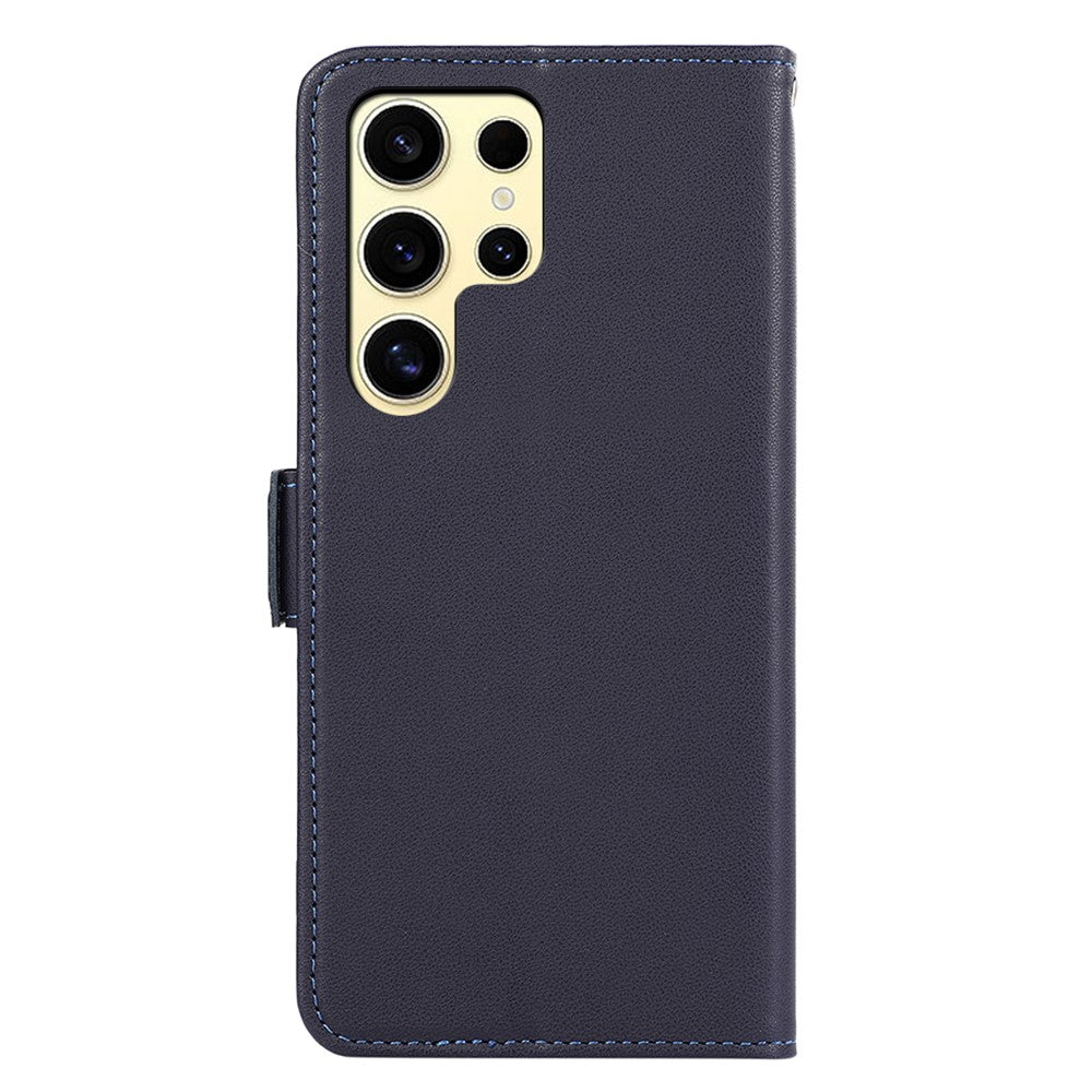 ABEEL-For-Samsung-Galaxy-S26-Ultra-Case-Leather-Phone-Cover-with-RFID-Blocking-Wallet-Blue
