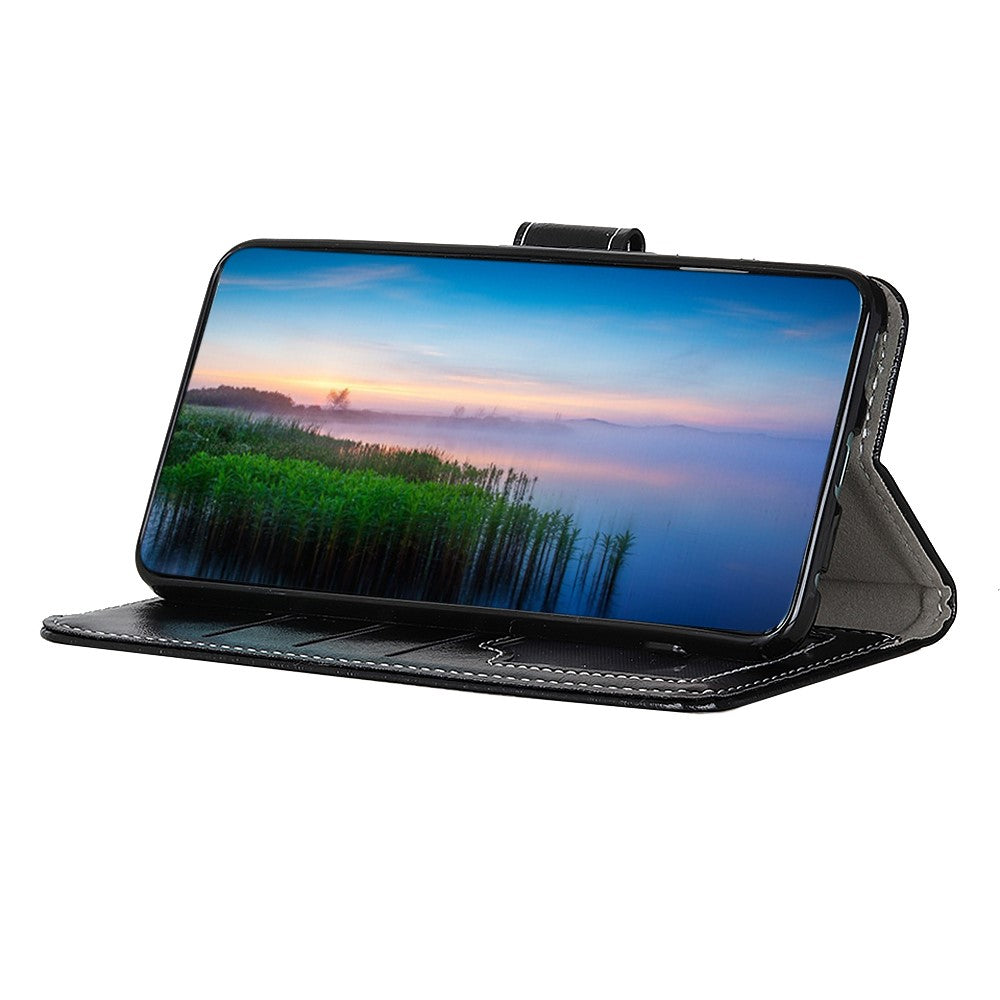 For-Samsung-Galaxy-S26-Ultra-Case-Wallet-Leather-Phone-Cover-Crazy-Horse-Texture-Black