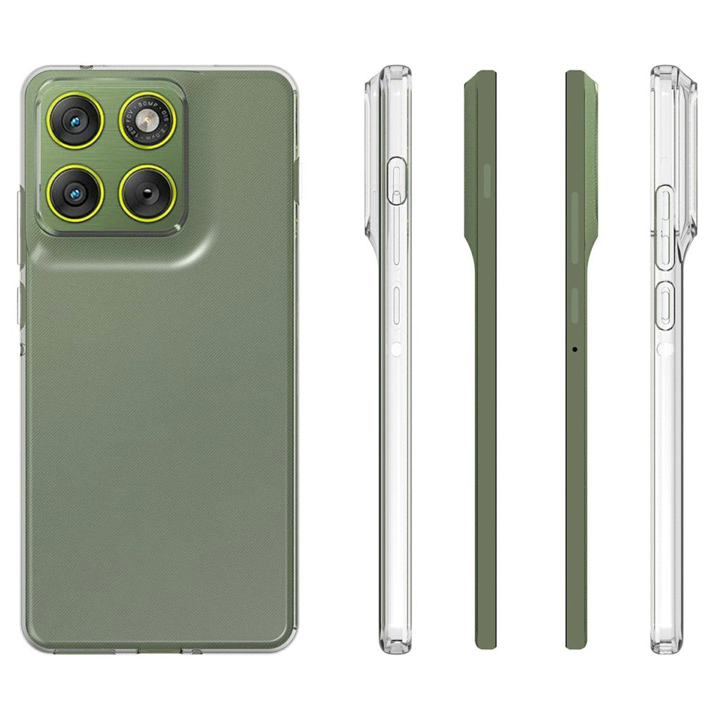 For Motorola Edge 70 5G Case Watermark Resistant TPU Clear Phone Back Cover