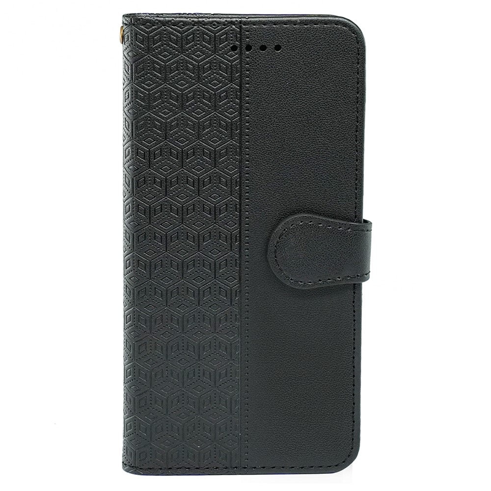 For Xiaomi Poco M8 Pro 5G / Redmi Note 15 Pro+ 5G (Global) Wallet Phone Case Pattern Imprint Leather Flip Cover - Black