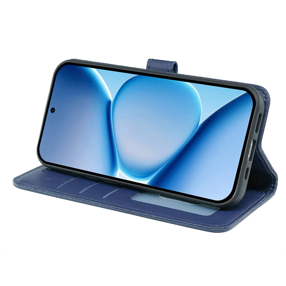 For Xiaomi Poco M8 Pro 5G / Redmi Note 15 Pro+ 5G (Global) Wallet Phone Case Pattern Imprint Leather Flip Cover - Blue