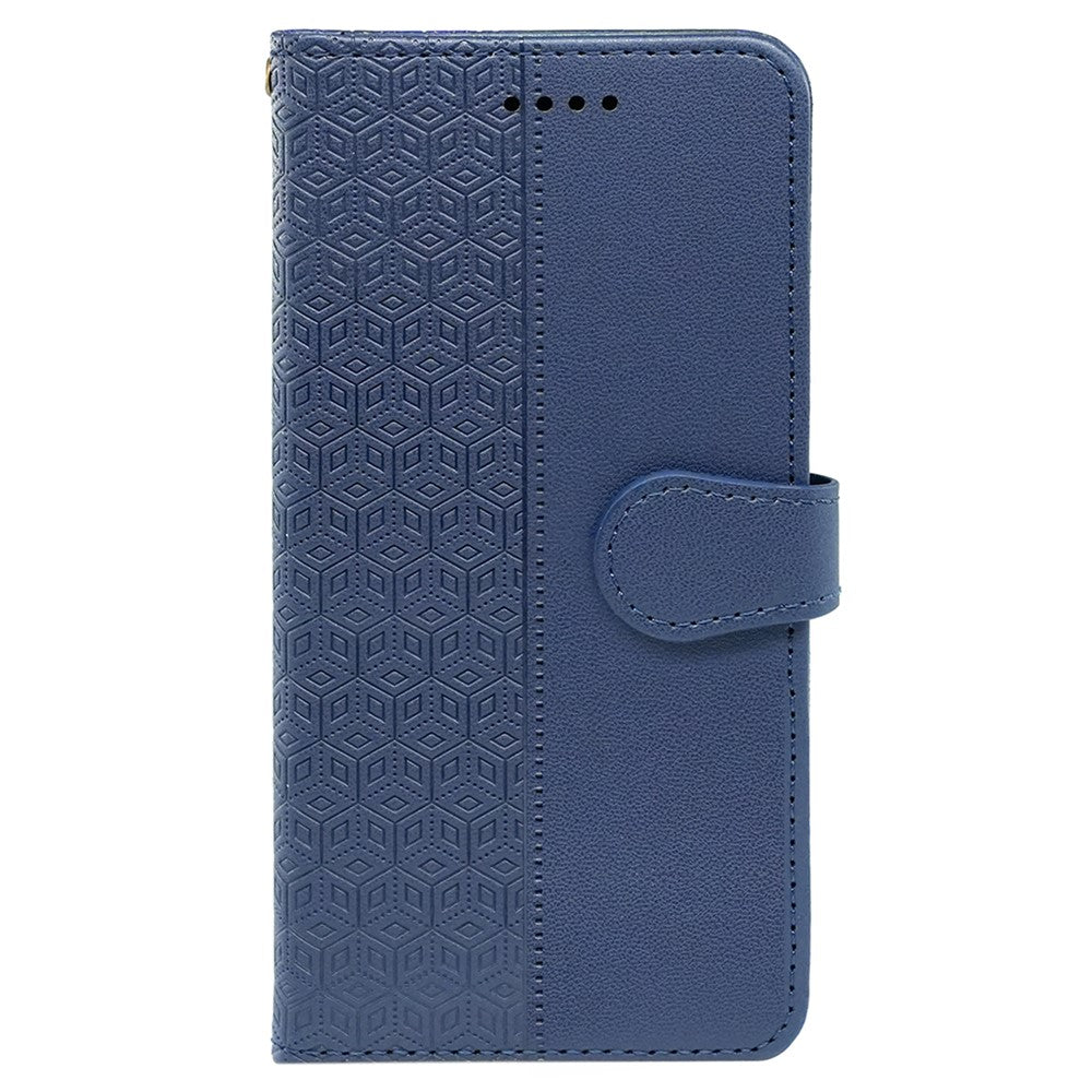 For Xiaomi Poco M8 Pro 5G / Redmi Note 15 Pro+ 5G (Global) Wallet Phone Case Pattern Imprint Leather Flip Cover - Blue