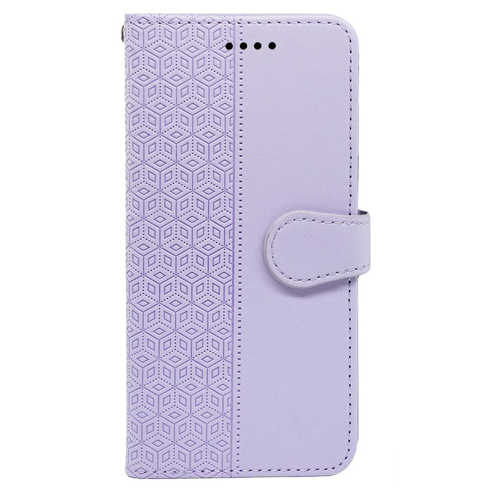 For Xiaomi Poco M8 Pro 5G / Redmi Note 15 Pro+ 5G (Global) Wallet Phone Case Pattern Imprint Leather Flip Cover - Purple